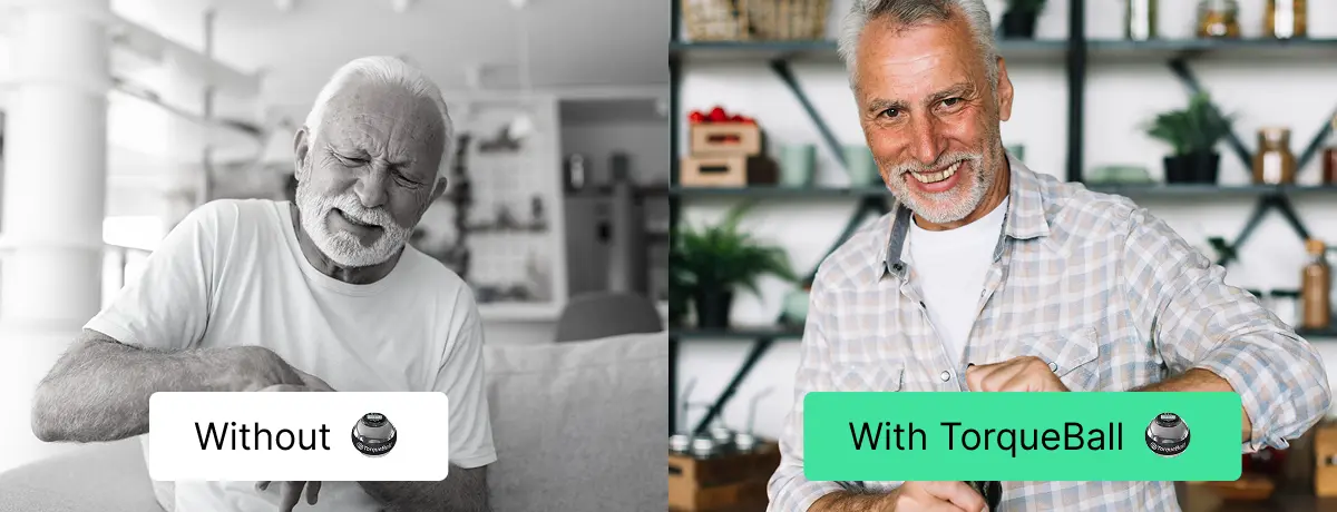 Comparison of elderly with and without TorqueBall